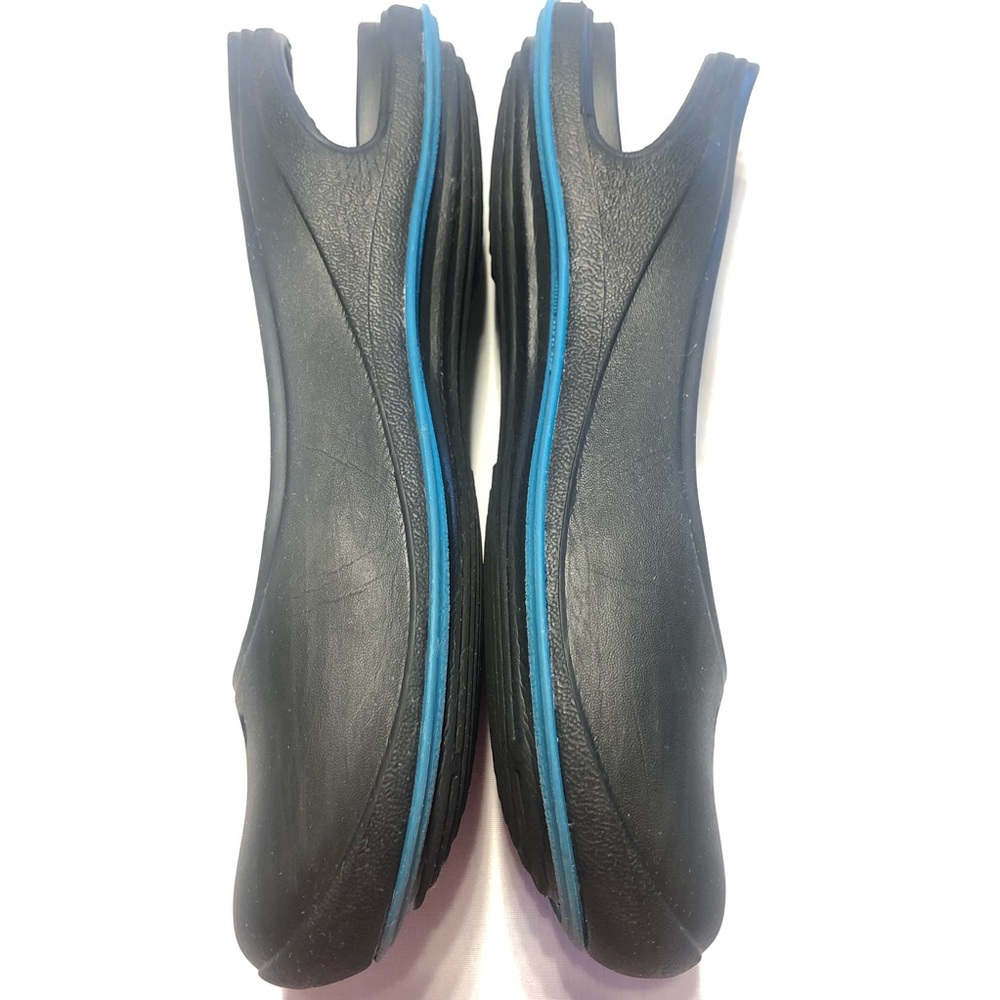 Crocs Teal and Black Sling-Back Flat - Picture 3 of 6